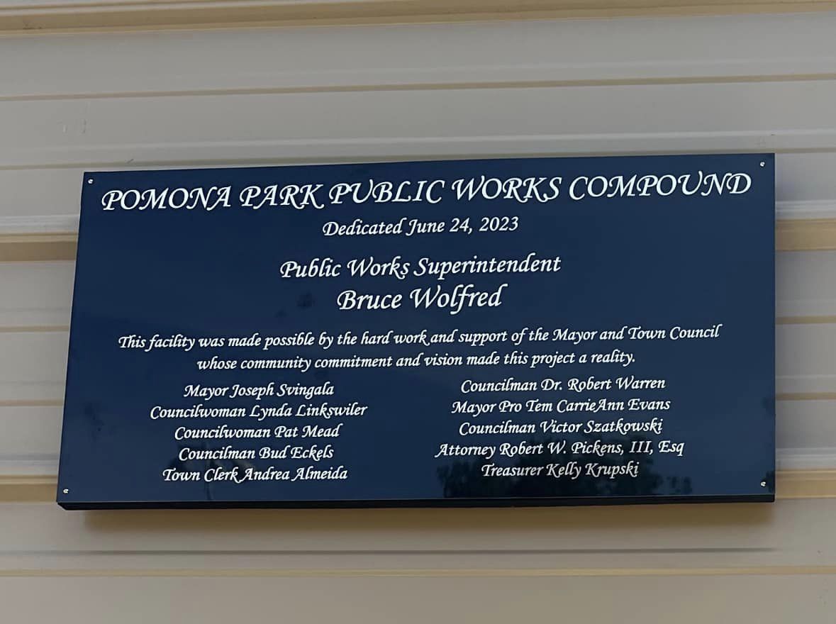 Public Works Pomona Park Florida