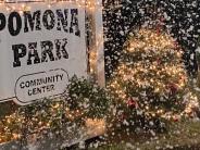 Snow In Pomona Park