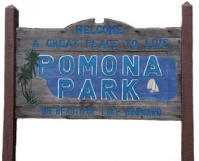 Pomona Park Sign