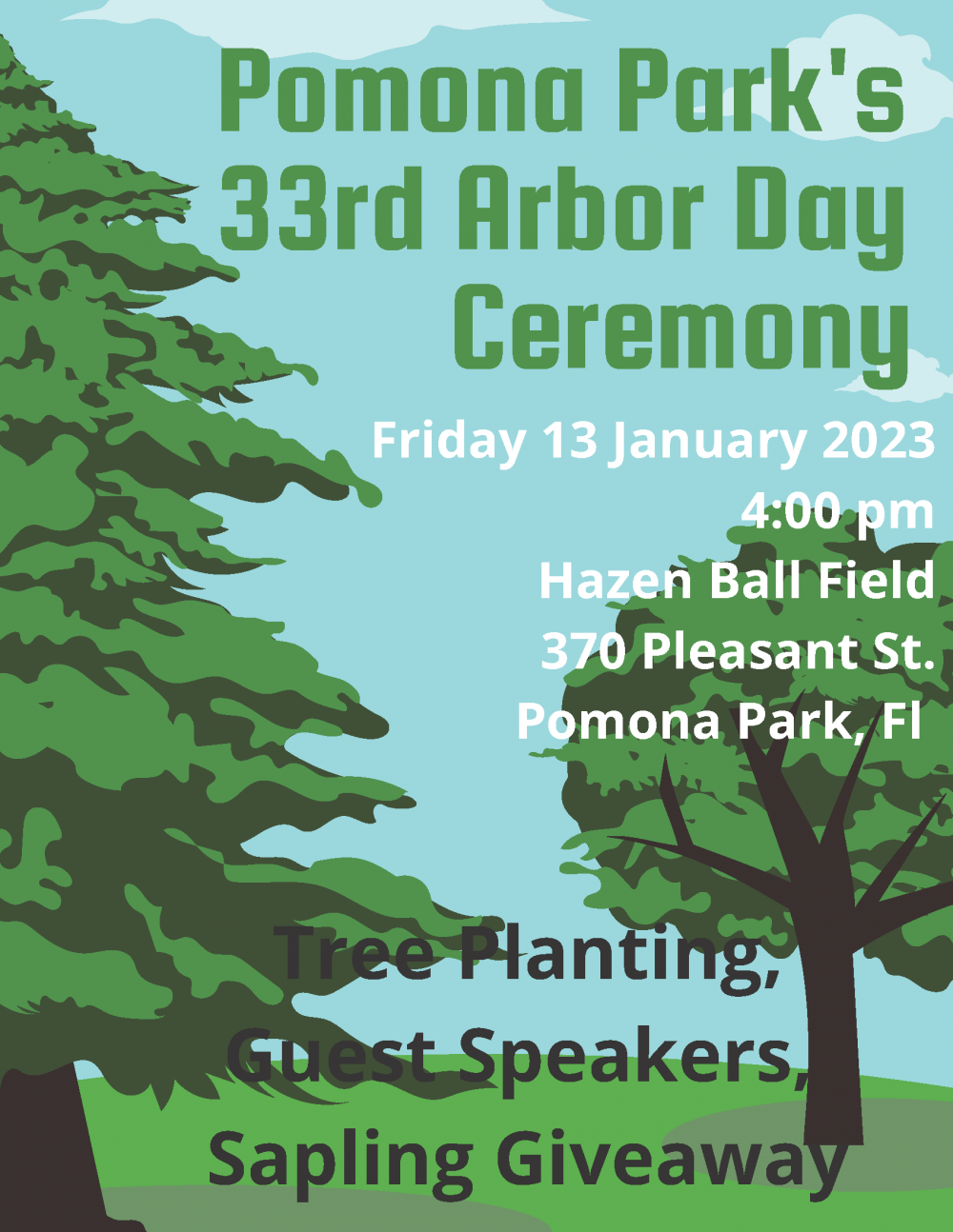 Arbor Day Pomona Park Florida
